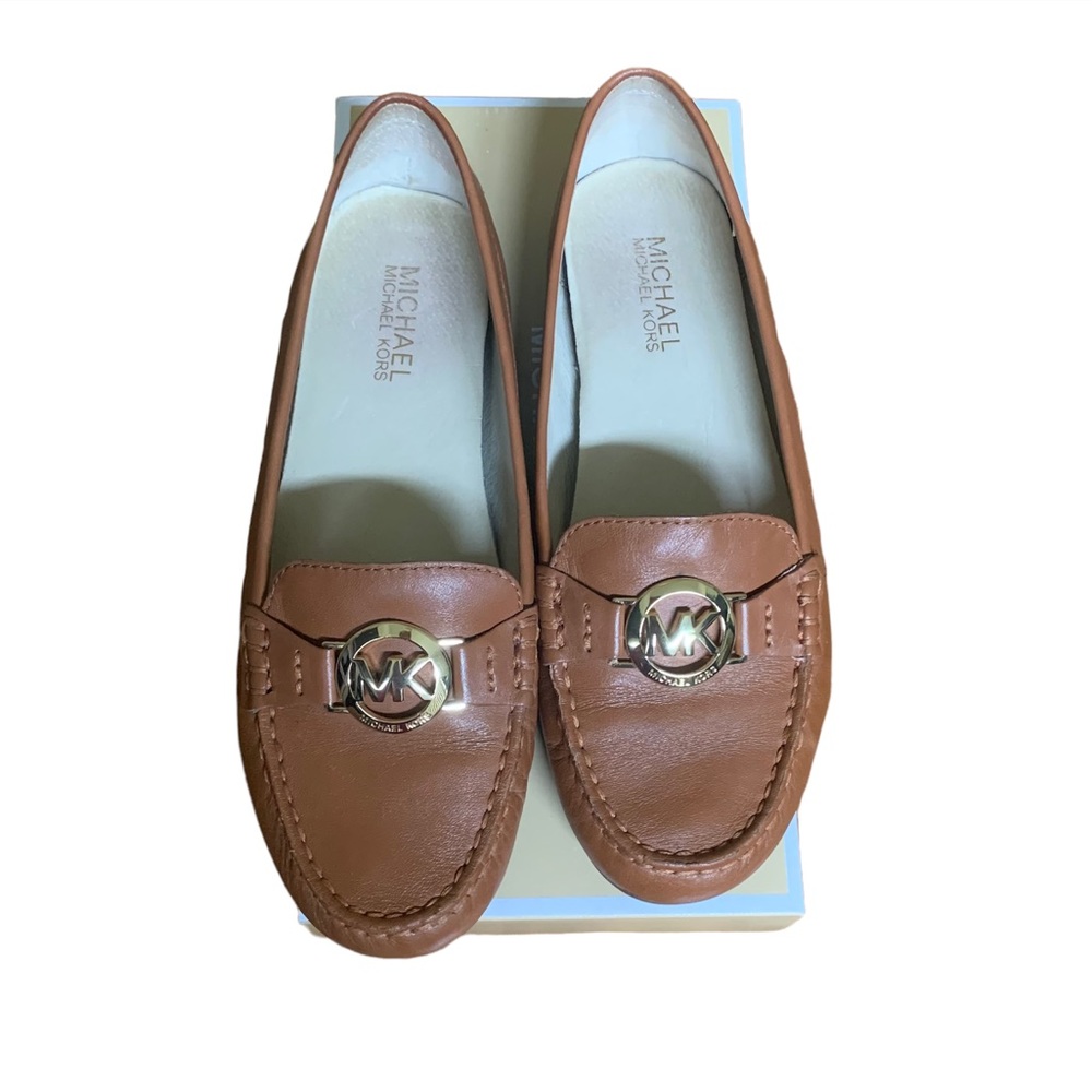 Michael Kors Brown Leather Loafer